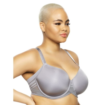 

Paramour by Felina - Marvelous Side Smoothing T-Shirt Bra - Bras for Women Seamless Bra Lingerie for Women Plus Size Bra (Color Options) (Sleet 42DDD)