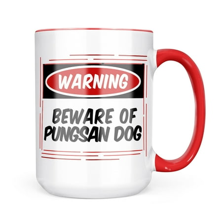 

Neonblond Beware of the Pungsan Dog from North Korea Mug gift for Coffee Tea lovers