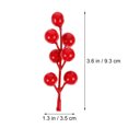 thumbnail image 2 of Raindrops  30 Pcs Simulated Fruit Christmas Decoration Decorations Red, 2 of 8