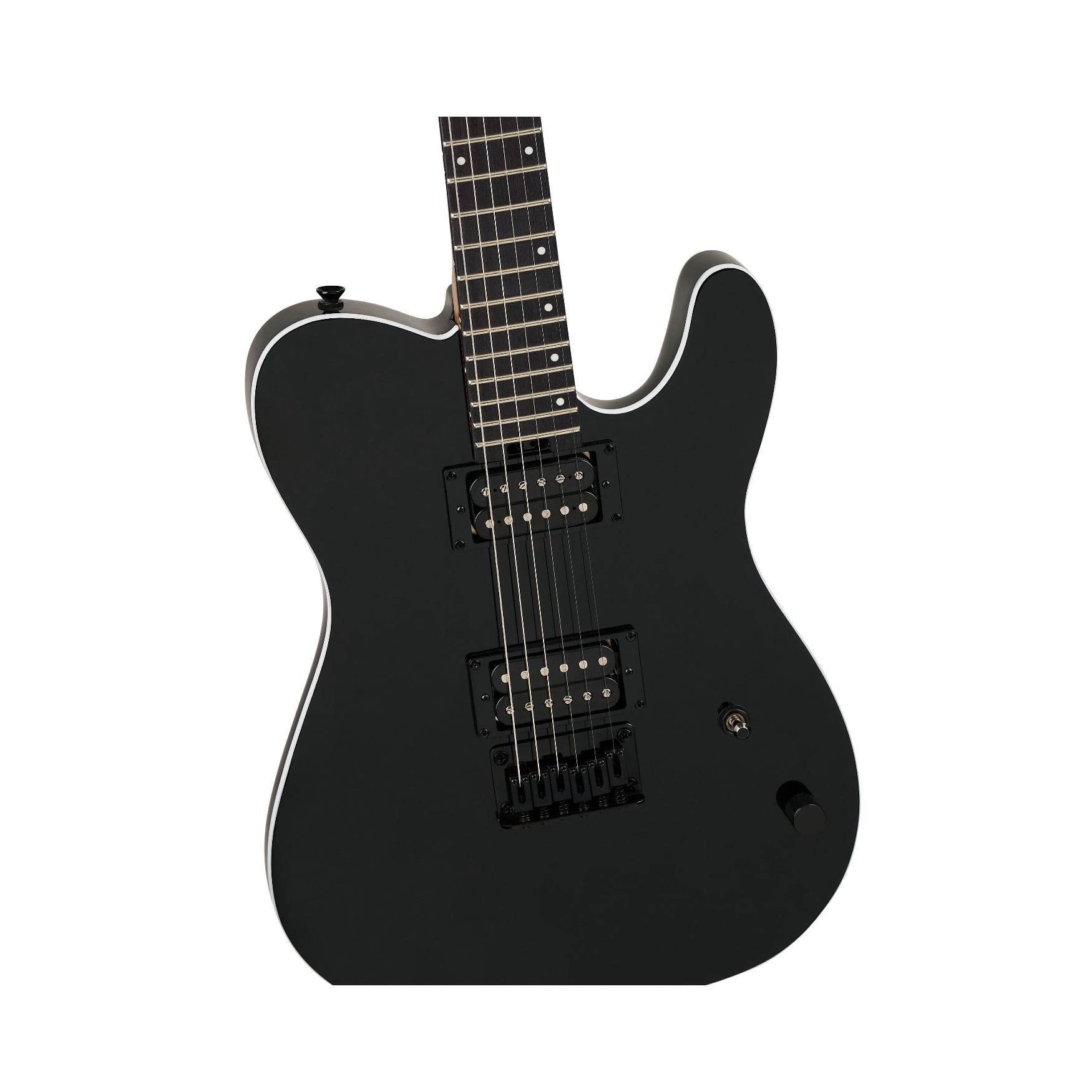 Charvel Standard San Dimas Style-2 SD2 HH HT 6-String Electric Guitar with Nyatoh Body and Amaranth Fingerboard (Gloss Black)
