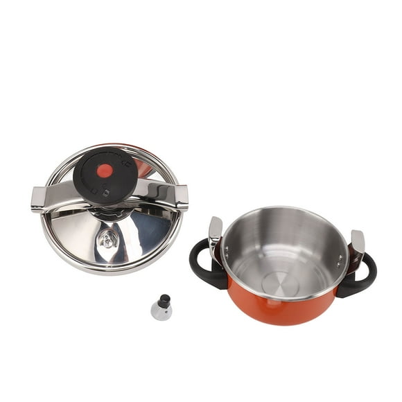 2L Stainless Steel Pressure Cooker, Explosion Protection Mini Pressure Cooker For Gas Stoves