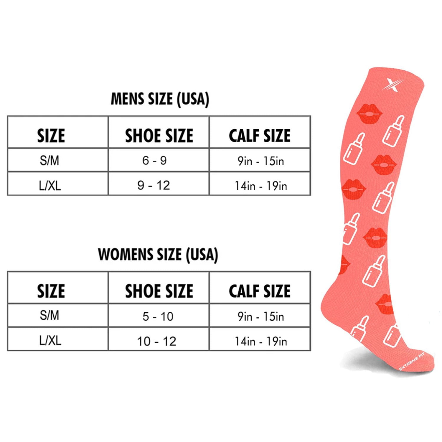 Compression Socks Knee High - Made for Running, Athletics and Pregnancy - 3 Pair