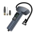 thumbnail image 1 of Mistaha Portable Car Air Pump with Window Breaker & Safety Belt Cutter - Intelligent Tire Inflator with LED Screen & Rechargeable Battery - Grey, Dual 2000mAh Lithium Batteries - Multi-Function, 1 of 6