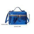 thumbnail image 3 of Sleek and Functional Shoulder Bags Large Capacity Handbag PU Bucket Bag for Carrying Various Items rose pink, 3 of 4