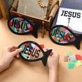 thumbnail image 4 of Juego de 24 juegos de papel de seda Craft Kit Sinload Faith Fish Cross, 4 of 7