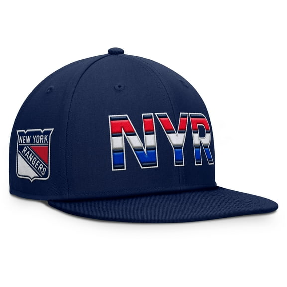 Men's Fanatics Navy New York Rangers Authentic Pro Alternate Jersey Snapback Hat