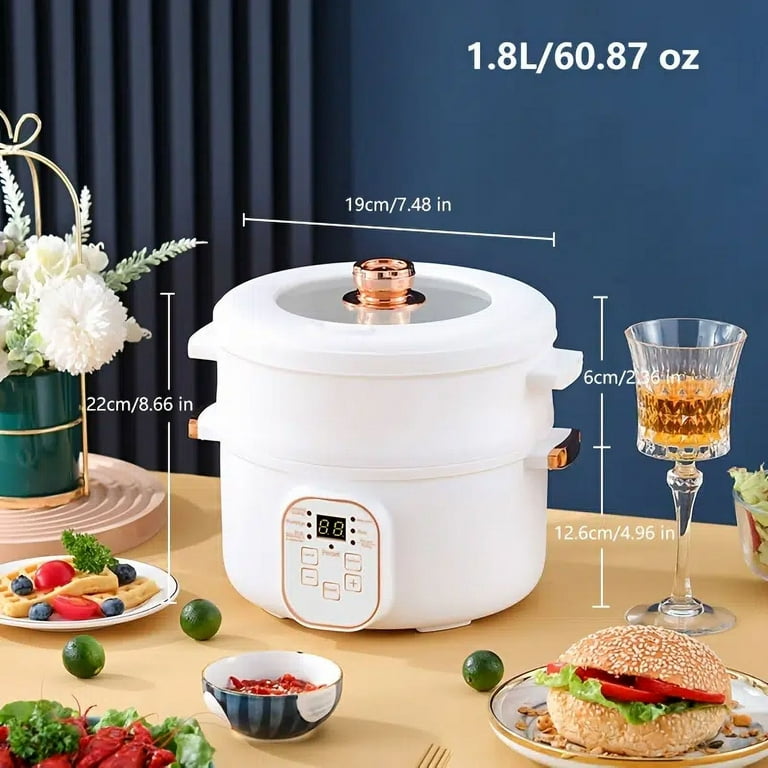 Multifunction Cooker 1.8l Household Single/double Layer Hot Pot Electric  Rice Co
