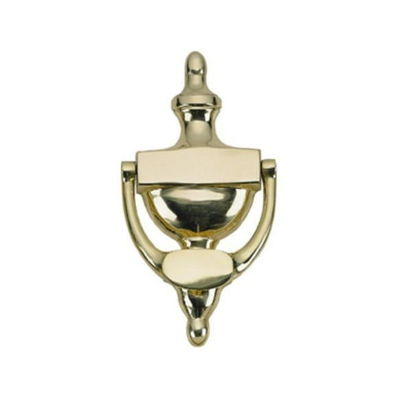BRASS Accents A07-K5520-605 Traditional Door Knocker 8 in. Polished Brass