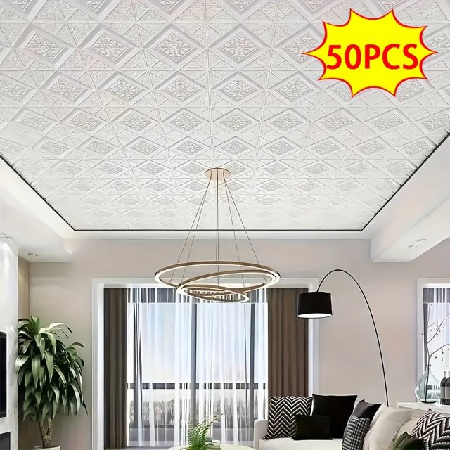 20/30/40//50pcs 3D Wall Tile Sticker, Foam Brick Self-Adhesive Anti-Collision Sticker,