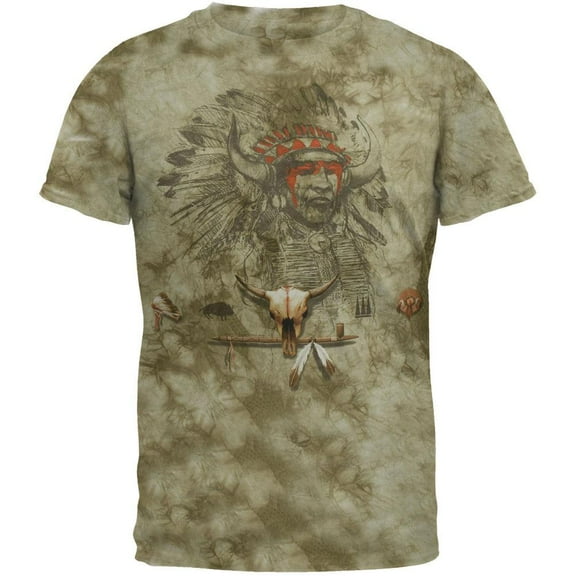 Painted Warrior Tie Dye T-Shirt