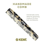 Kent 6T Fine Tooth Comb and Wide Tooth Hair Comb, Handmade Styling Comb for Hair Care, Barber Combs, Beard Combs For Men, Hair Styling Grooming Hair Combs for Men, Women and Kids