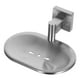 thumbnail image 2 of Wall Mounted Soap Dish Holder 304 Stainless Steel Bathroom Use Silver 15 x 9.8 x 8 cm Anti-rust 1Pack, 2 of 5