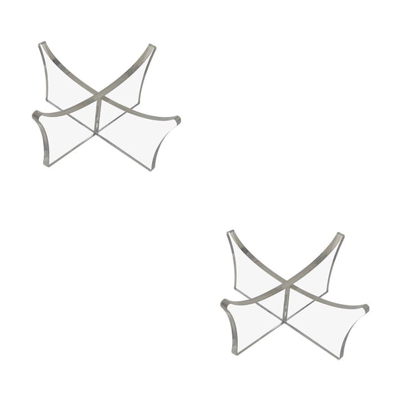 Naiovety Soporte para balones Estructura estable Material de primera Soportes para balones Pragmático Negro Instalación práctica Soporte de Transparente 2piezas Naiovety CBP213980