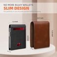 thumbnail image 4 of Monedero RUNBOX, delgado, de piel, con bloqueo RFID, 4 of 7