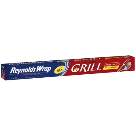 REYNOLDS WRAP ALUMINUM FOIL Heavy Duty Non-Stick For The Grill Grill ...