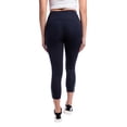 thumbnail image 3 of Kirkland Signature Ladies' Reflective Crop Tight, Navy Small - NEW, 3 of 3