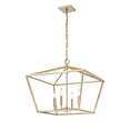 thumbnail image 3 of 3294-MG Millennium Lighting Corona - 4 Light Pendant-21 Inch Tall and 23 Inch Wide-Modern Gold Finish    -Traditional Installation, 3 of 6