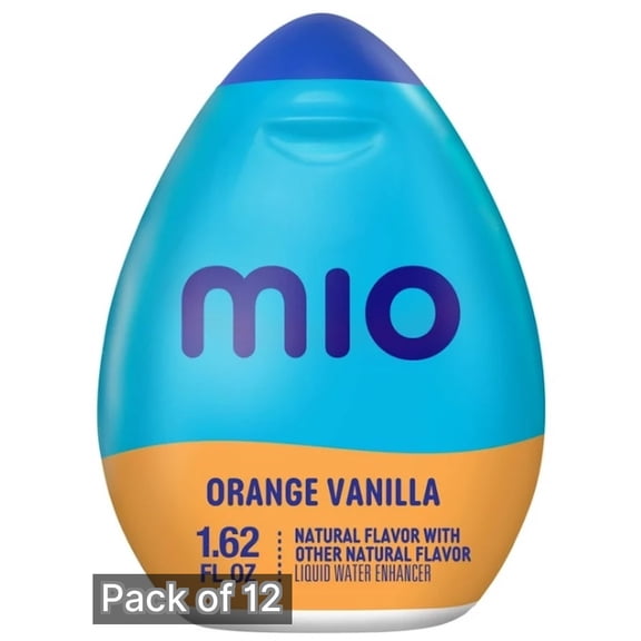Mio Energy Liquid Water Enhancer Orange Vanilla (Pack of 12)