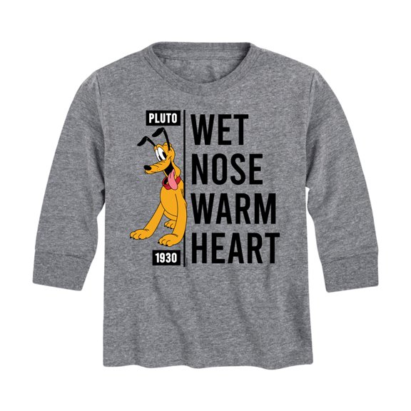 Mickey & Friends - Wet Nose Warm Heart - Toddler And Youth Long Sleeve Graphic T-Shirt