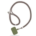 thumbnail image 1 of Cuerda universal para el cuello del teléfono móvil Hebilla a presión de metal ajustable Cordón con soporte antipérdida con tarjeta adhesiva Viajes al aire libre Senderismo Azul Albaricoque Verde Sweethay EL005430-10, 1 of 2
