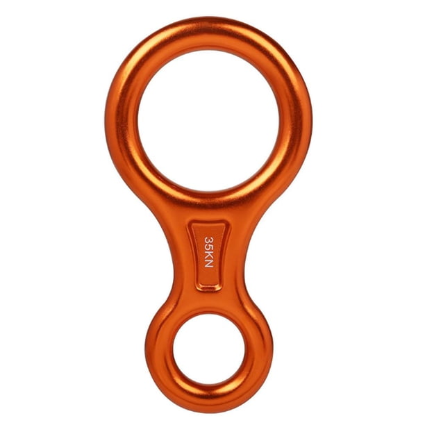 Descenso Anillo 8 Figuras para Descenso Al Aire Libre Protector Descenso A Gran Altitud Anillo 8 Figuras (opp) (naranja) 6