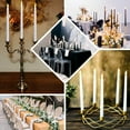 thumbnail image 5 of Efavormart Set of 3 | 11"  Flickering Flameless Battery Operated LED Taper Candles Home Wedding  Decor - Black, 5 of 10
