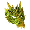 thumbnail image 1 of Cubierta de cabeza de dragón Hugo Espeluznante Verde, 1 of 5