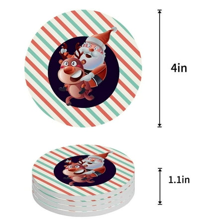 

ZHANZZK Sunshine on My Mind Cool Sunglass Set of 8 Round Coaster for Drinks Absorbent Ceramic Stone Coasters Cup Mat with Cork Base for Home Kitchen Room Coffee Table Bar Decor