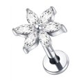 thumbnail image 1 of 1PC Titanium Ear Piercing Cartilage Earrings Tragus Helix Pirsing Labret Piercing Cross Ear Lobe Lip Rings Daith Jewelry Women FJH, 1 of 6