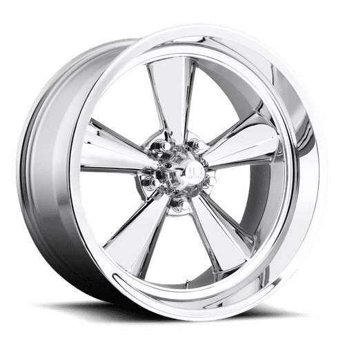 Trailer Mower Set of 2-6" ABS 5 SPOKE CHROME PLATED MAG WHEEL COVER Dolly 