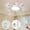 B, variant on Ceiling Fan Light Remote Control Ceiling Fan Light Silent Bladeless Design with 3-Speed & Dimming, Bedroom Garage Remote Control Fan
