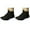 Black, variant on Top Flite Mens Socks, Sport Full Cushion Quarter Ankle Socks, 6 Pairs