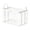 1PC-White, variant on 8PCS Clear PVC Storage Box with Zipper & Handles, Foldable Transparent Organizer Bin for Clothes, Bedding, Dorm & Moving, 14.96×9.45×12.6in