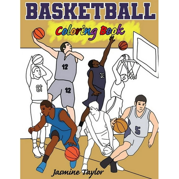 Basketball Coloring Book, (Paperback)