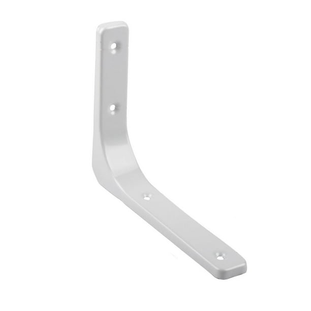 Soporte de estante de pared para banco de bricolaje Soporte de pared de bricolaje para soporte de estantería Blanco 8 pulgadas