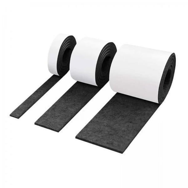 2x 3 piezas de fieltro autoadhesiva, tirarere de fieltro de poliéster, de tirares de fieltro para muebles, almohadilla deslizante en apariencia de 2 piezas