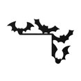 thumbnail image 2 of Halloween Door Frame Decorations, 3D Bat Wall Switch Decal, Mirror Wall Halloween Door Corner Sticker, Halloween Door Decor Sign, Door Wall Halloween Decorations, 2 of 4