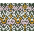 thumbnail image 4 of oneOone Coton Flex Tissu Diamant & Tourbillon Ikat Tissu Imprimé 1 Yard 40 Inch Wide, 4 of 4