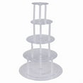 thumbnail image 2 of Cake Supports for Multi-Tier Cakes Cake Stand 5 Levels (9/12/16/20/26cm)) with 20 Plastic Dowel Rails Cake Supports, 2 of 8