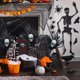 thumbnail image 5 of 1 pieza de esquejes de agujas negras para Halloween, agujas artificiales y plantas acuáticas negras., 5 of 6