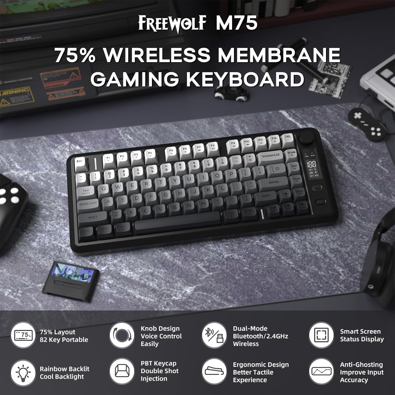 ZIYOU LANG M75 Bluetooth Keyboard