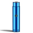 thumbnail image 1 of Mini afeitadora eléctrica para hombres, afeitadora portátil recargable por USB, afeitadora eléctrica rotativa de uso húmedo y seco para viajes (azul), 1 of 5