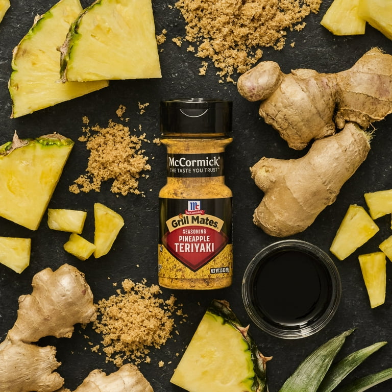 Grill Mates Seasoning, Pineapple Teriyaki 3.5 oz Bottle - Walmart.com