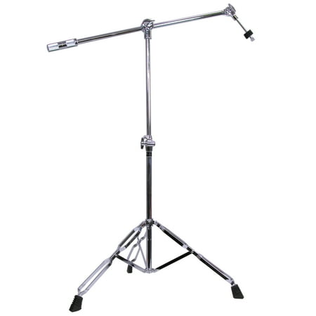 Cymbal Stand Free Sticks - GP Percussion CBS208 Professional Series Boom Arm Combo Cymbal Stand