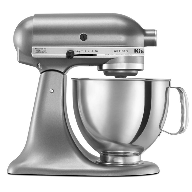 5-Quart Artisan Tilt-Head Stand Mixer - Contour Silver + Ultimate Baker's  Bundle, KitchenAid