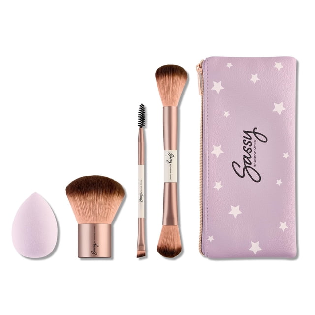 Kit de herramientas de belleza Sassy de Savannah Chrisley para mujer, 4 unidades