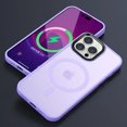 thumbnail image 3 of Magnetic Luxury Matte Shockproof Translucent Armor Case For iPhone 15 14 13 12 11 Pro Max Plus Magsafe Hard PC Bumper Cover, 3 of 5