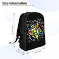 thumbnail image 4 of Customized Math Rubik Rubix Rubics Player Cube Backpack Men Women Fashion Bookbag for School Math Lovers Bags, 4 of 5