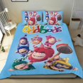 thumbnail image 1 of Oddbods Conjunto de sábanas temático, trío de piezas, cómodo y amigable con la piel, diseño único, regalo de decoración para el hogar para familiares, amigos y fans,135cm *200cm, 1 of 6