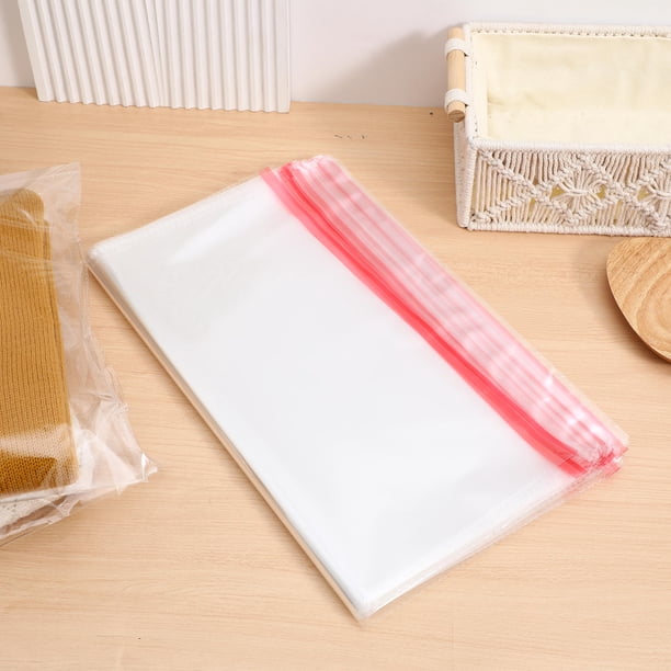 IDEANATEGRATE 100Ud Bolsas Transparentes Para Empaque Multiusos Con Adhesivo Fuerte Y Material Resistente